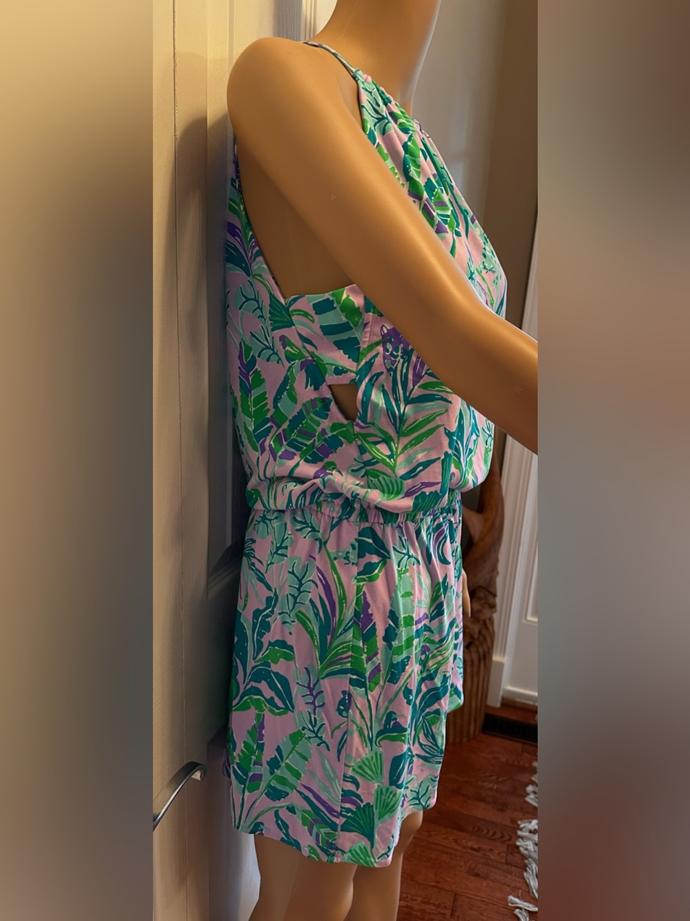 Lilly Pulitzer Gianni skort Romper in Purple Iris On The Chase - Picture 3 of 7